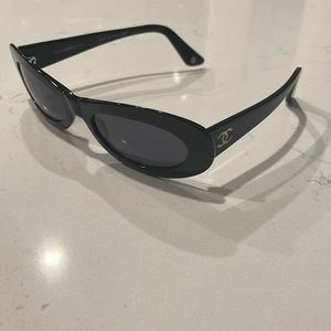 Black Chanel sunglasses
